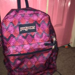 Purple Jansport Backpack